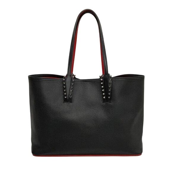 CHRISTIAN LOUBOUTIN Cabata Black Leather Tote Bag - Picture 3 of 5